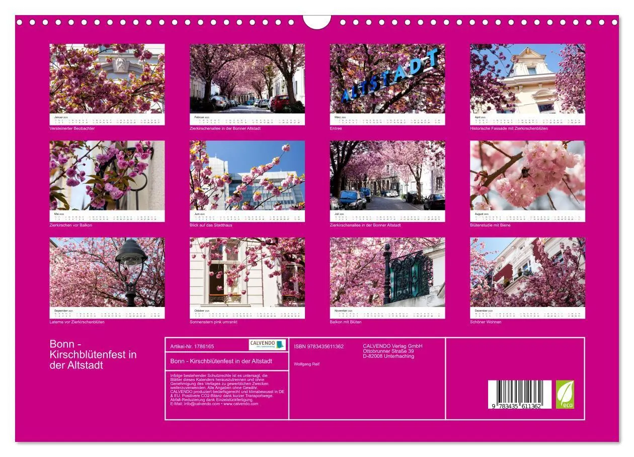 Bild: 9783435611362 | Bonn - Kirschblütenfest in der Altstadt (Wandkalender 2025 DIN A3...