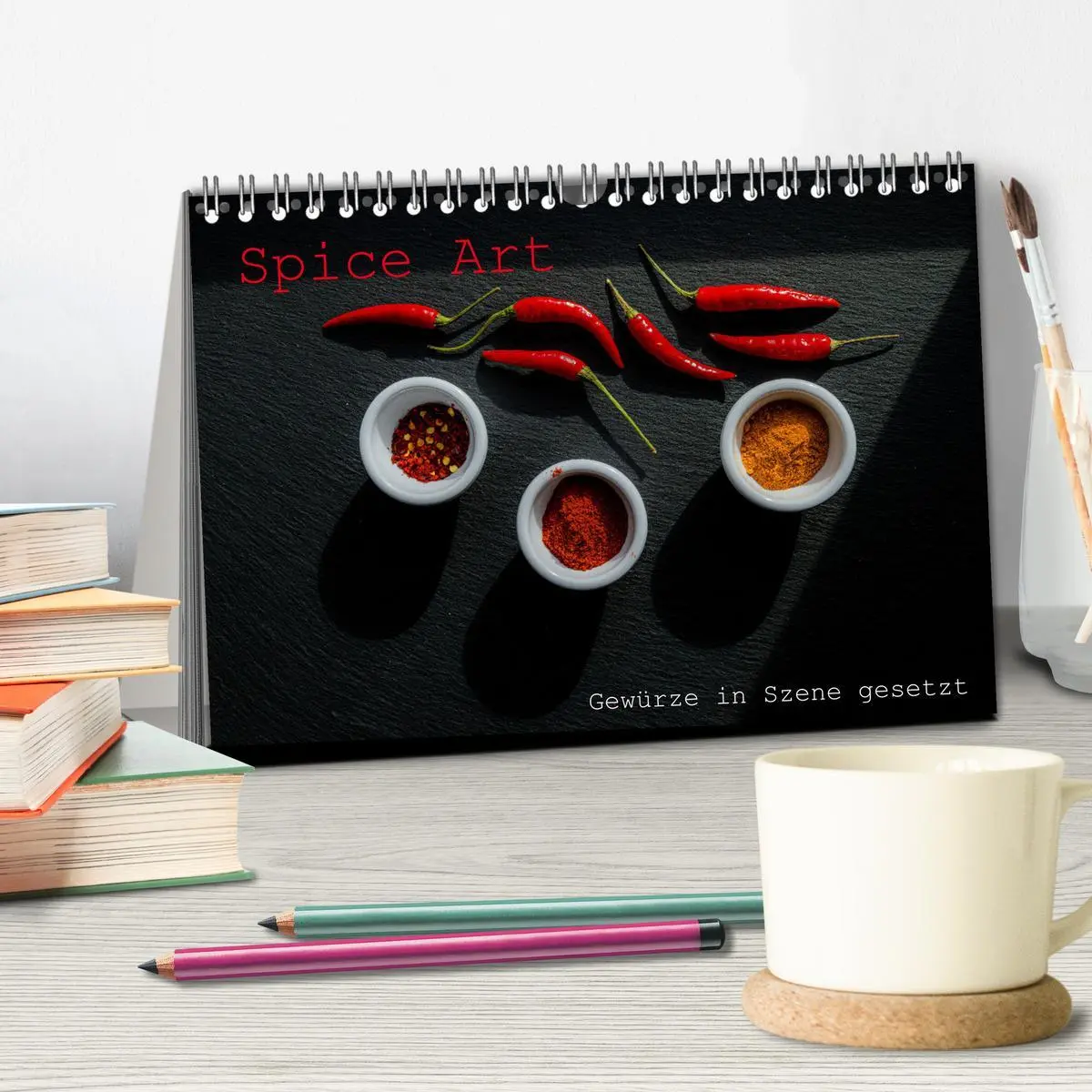 Bild: 9783457321362 | Spice Art - Gewürze in Szene gesetzt (Tischkalender 2026 DIN A5...