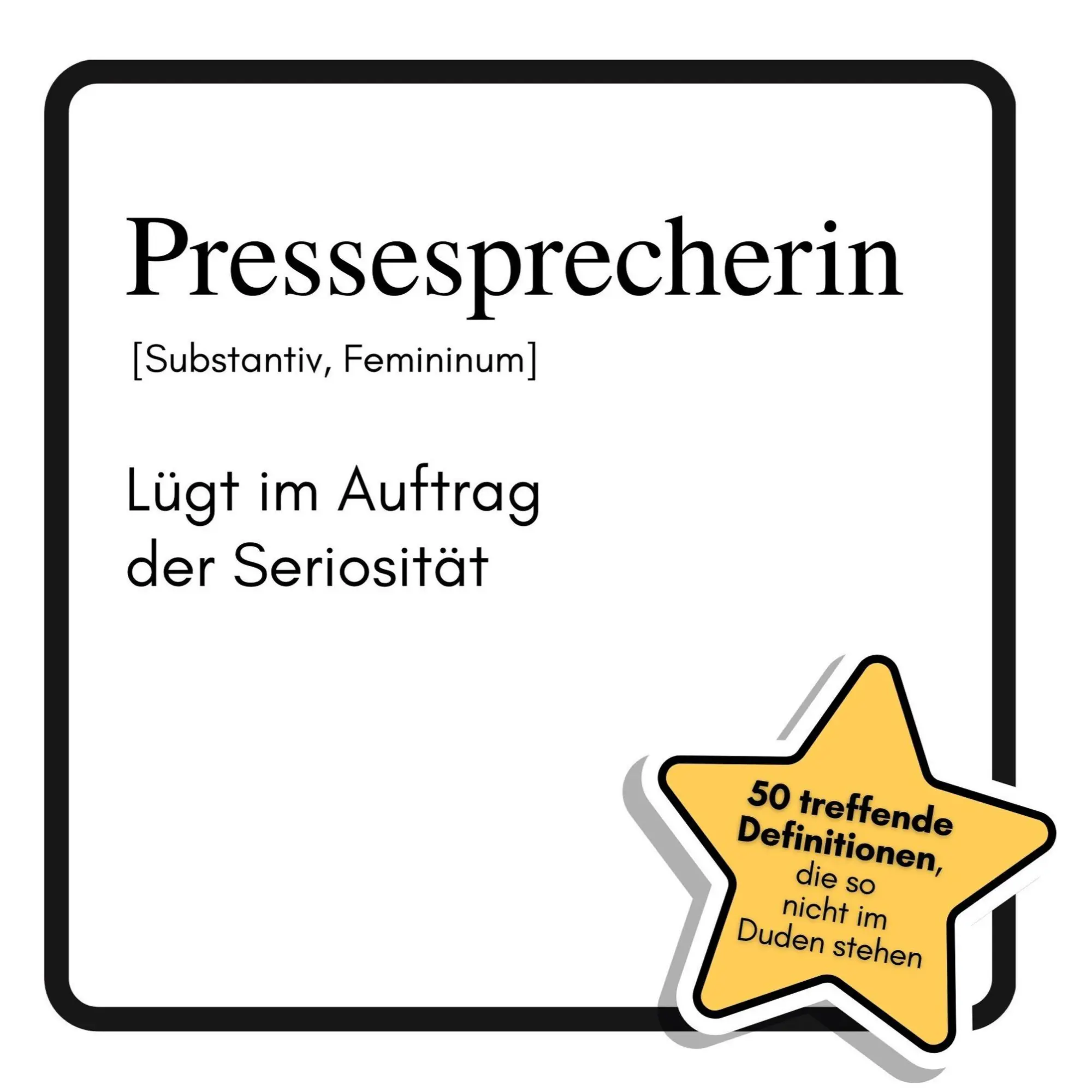 Cover: 9783695301362 | Pressesprecherin | Lügt im Auftrag der Seriosität | Louis Klein | Buch