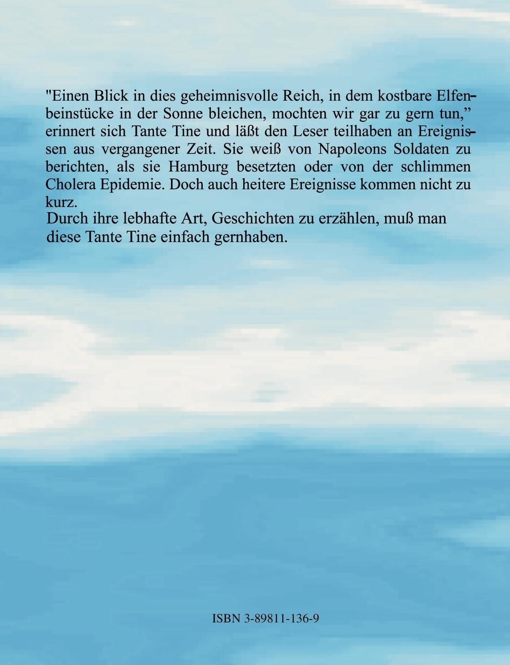 Rückseite: 9783898111362 | Tante Tine erzählt | Inge Hinrichsen | Taschenbuch | 284 S. | Deutsch