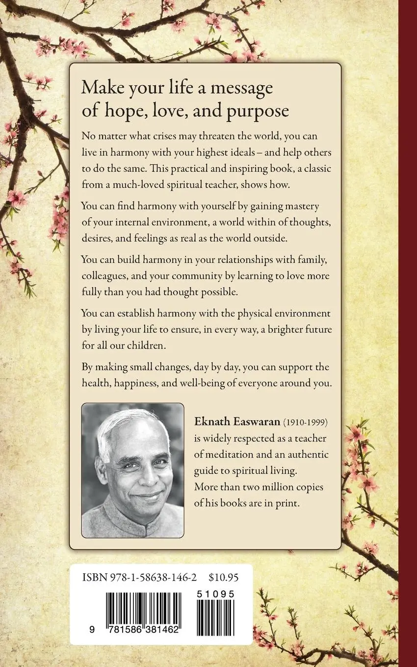 Rückseite: 9781586381462 | Your Life Is Your Message | Eknath Easwaran | Taschenbuch | Englisch