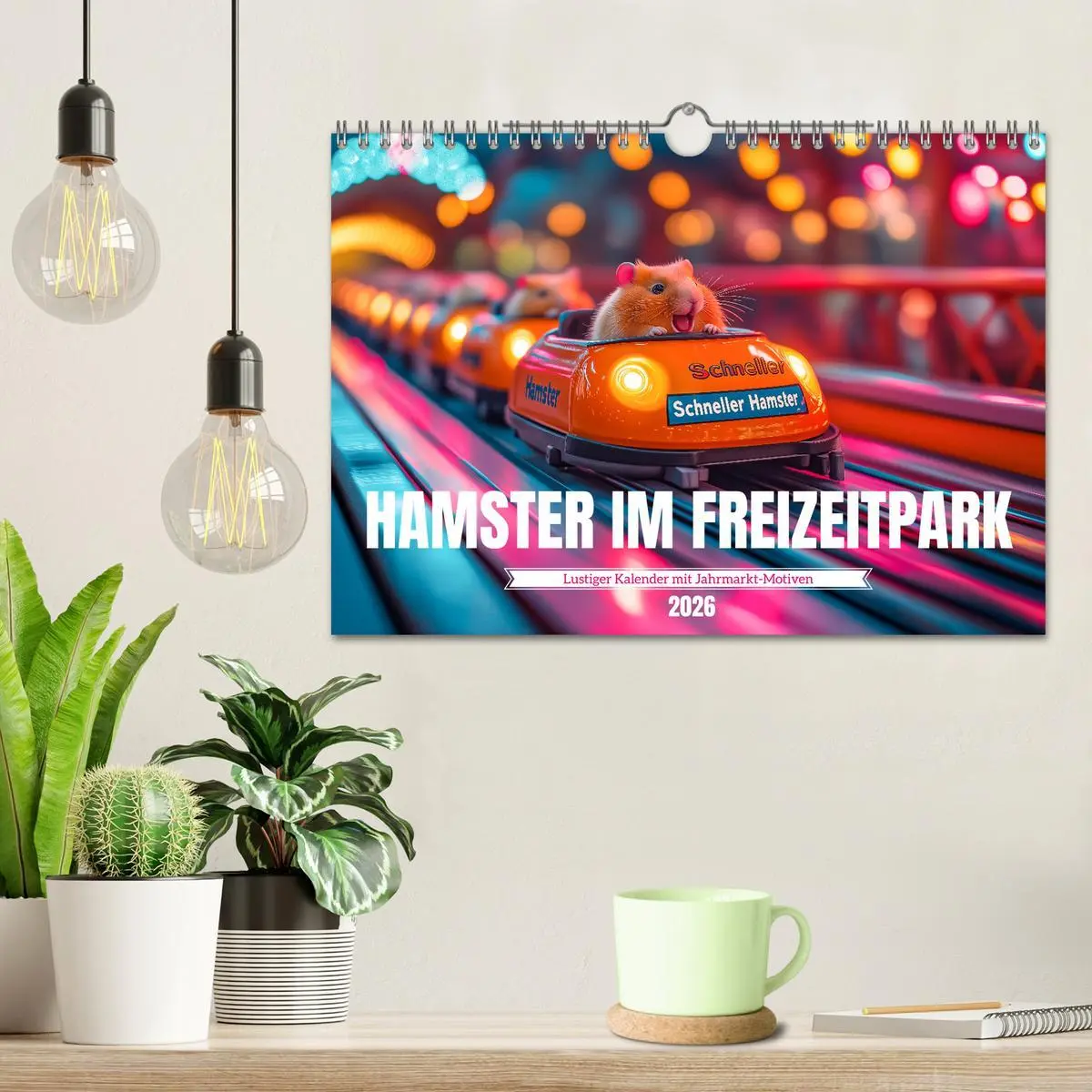 Bild: 9783457311462 | Hamster im Freizeitpark - Lustiger Kalender mit Jahrmarkt-Motiven...