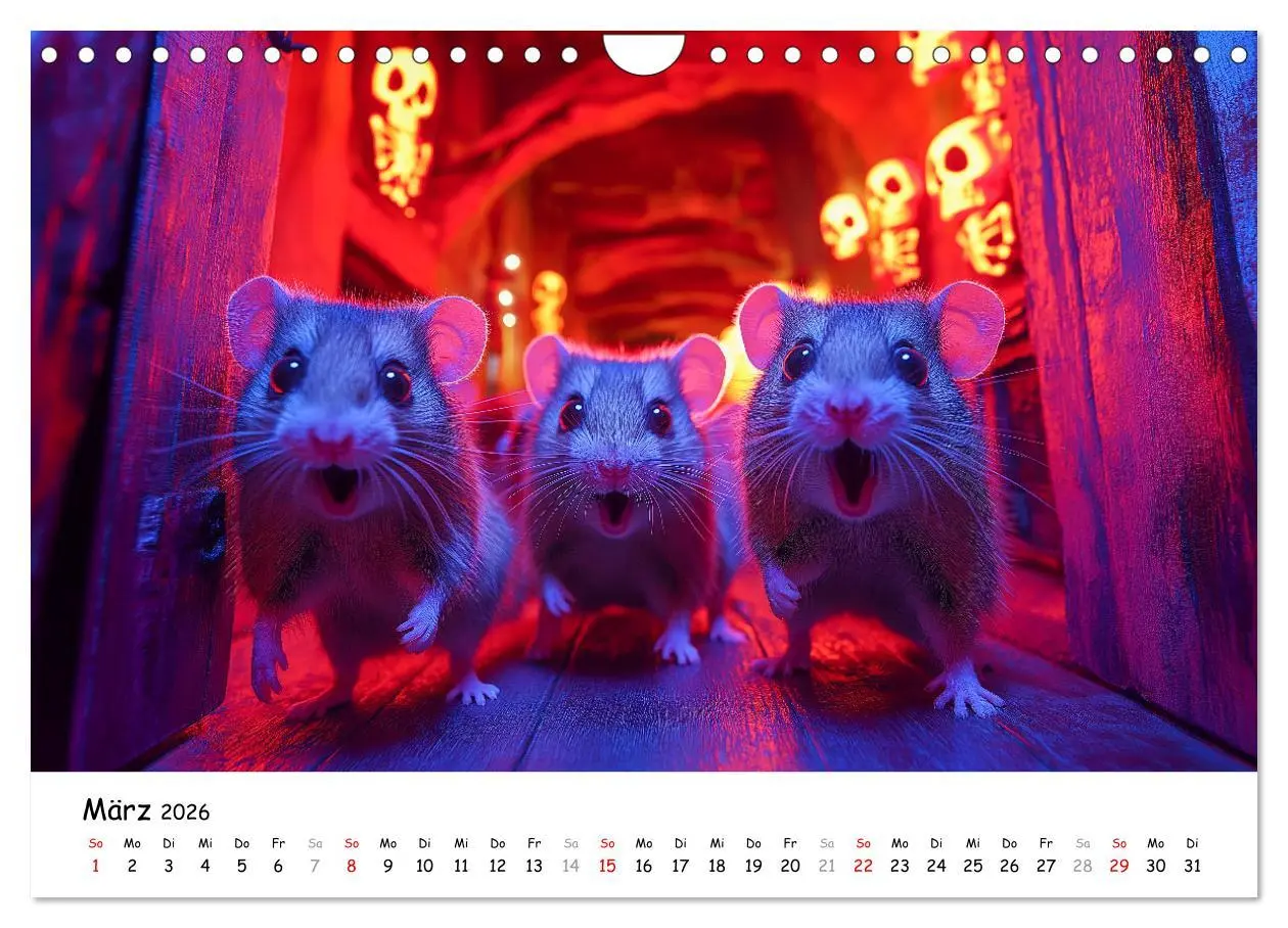 Bild: 9783457311462 | Hamster im Freizeitpark - Lustiger Kalender mit Jahrmarkt-Motiven...