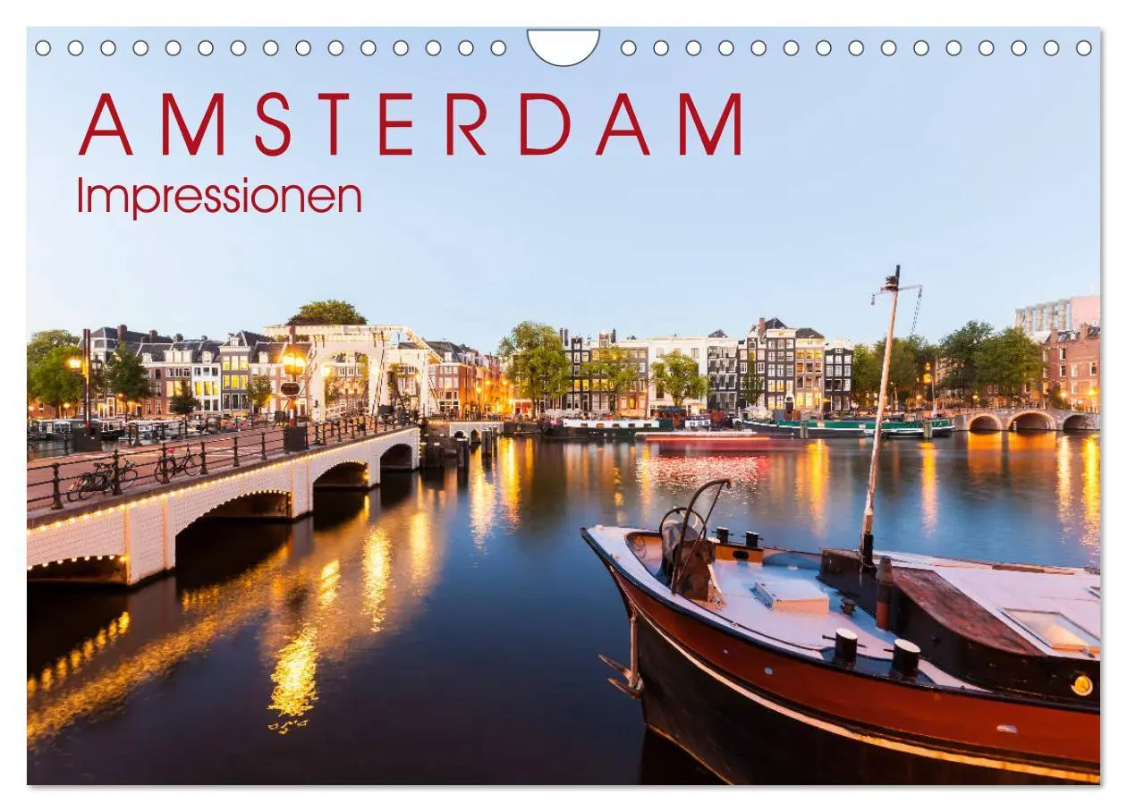 Cover: 9783457861462 | AMSTERDAM Impressionen (Wandkalender 2026 DIN A4 quer), CALVENDO...