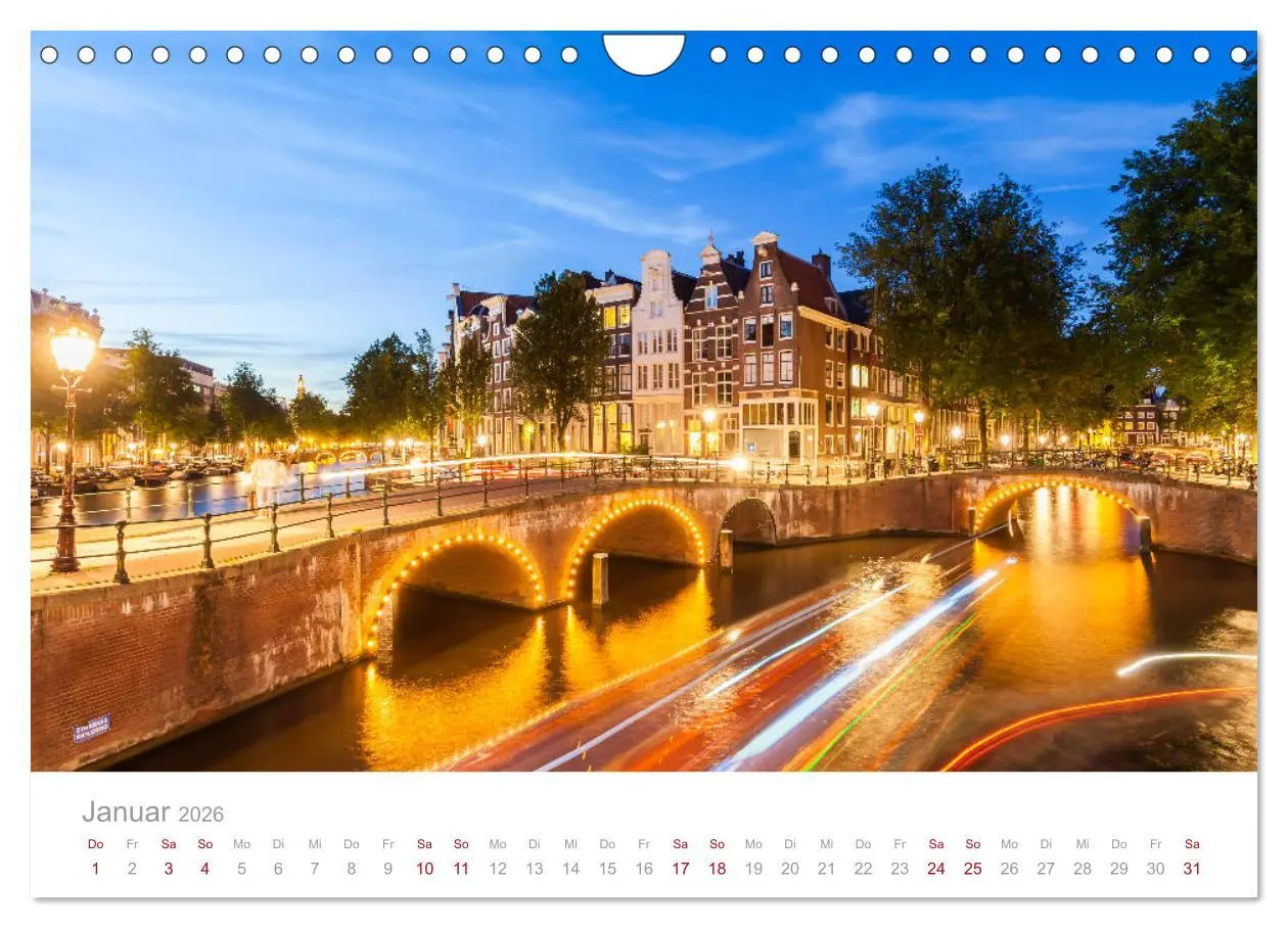 Bild: 9783457861462 | AMSTERDAM Impressionen (Wandkalender 2026 DIN A4 quer), CALVENDO...
