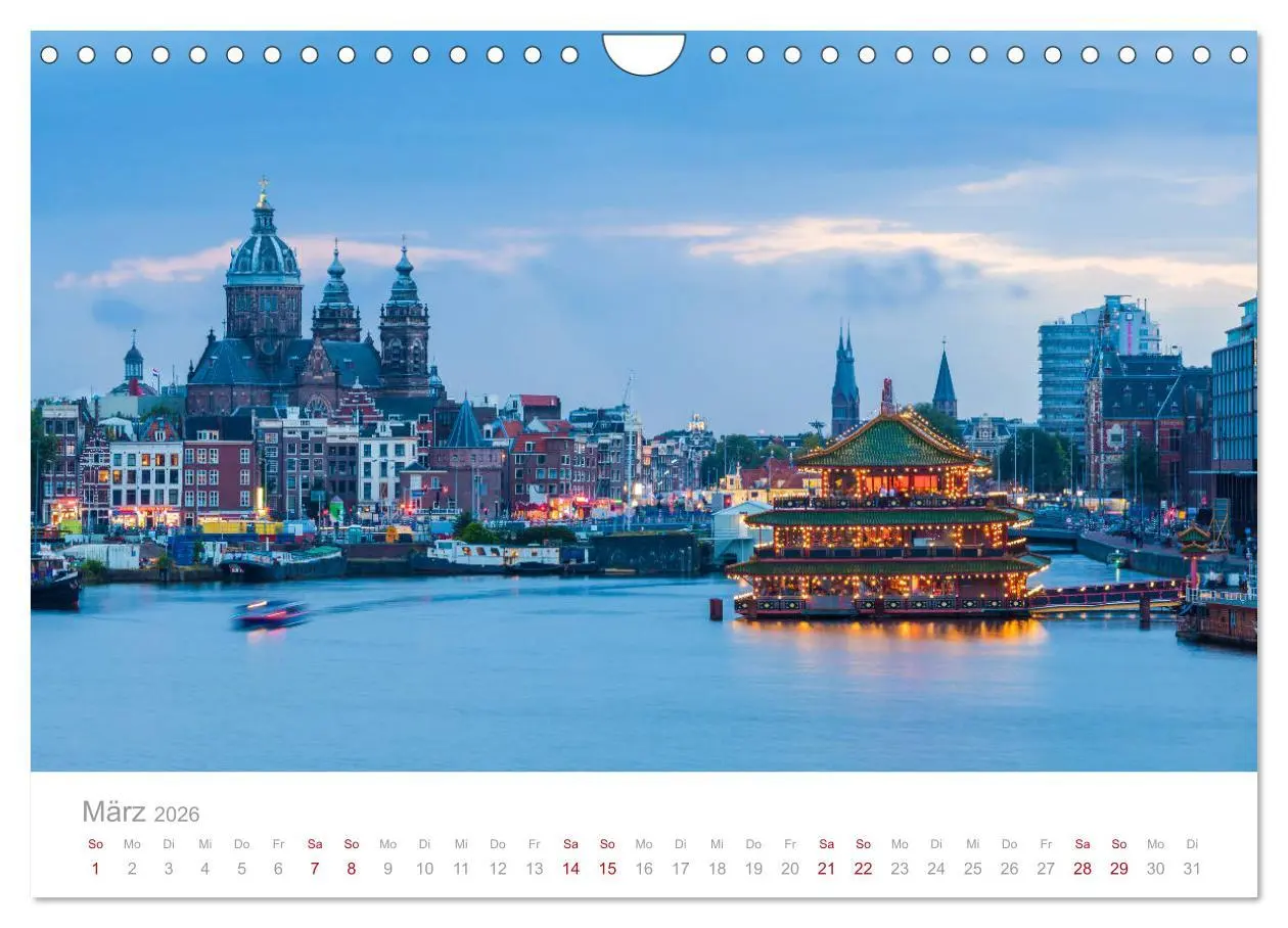 Bild: 9783457861462 | AMSTERDAM Impressionen (Wandkalender 2026 DIN A4 quer), CALVENDO...