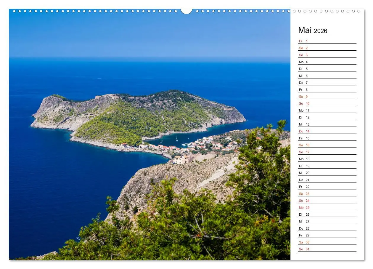 Bild: 9783457931462 | Griechische Inseln im Ionischen Meer (Wandkalender 2026 DIN A2...