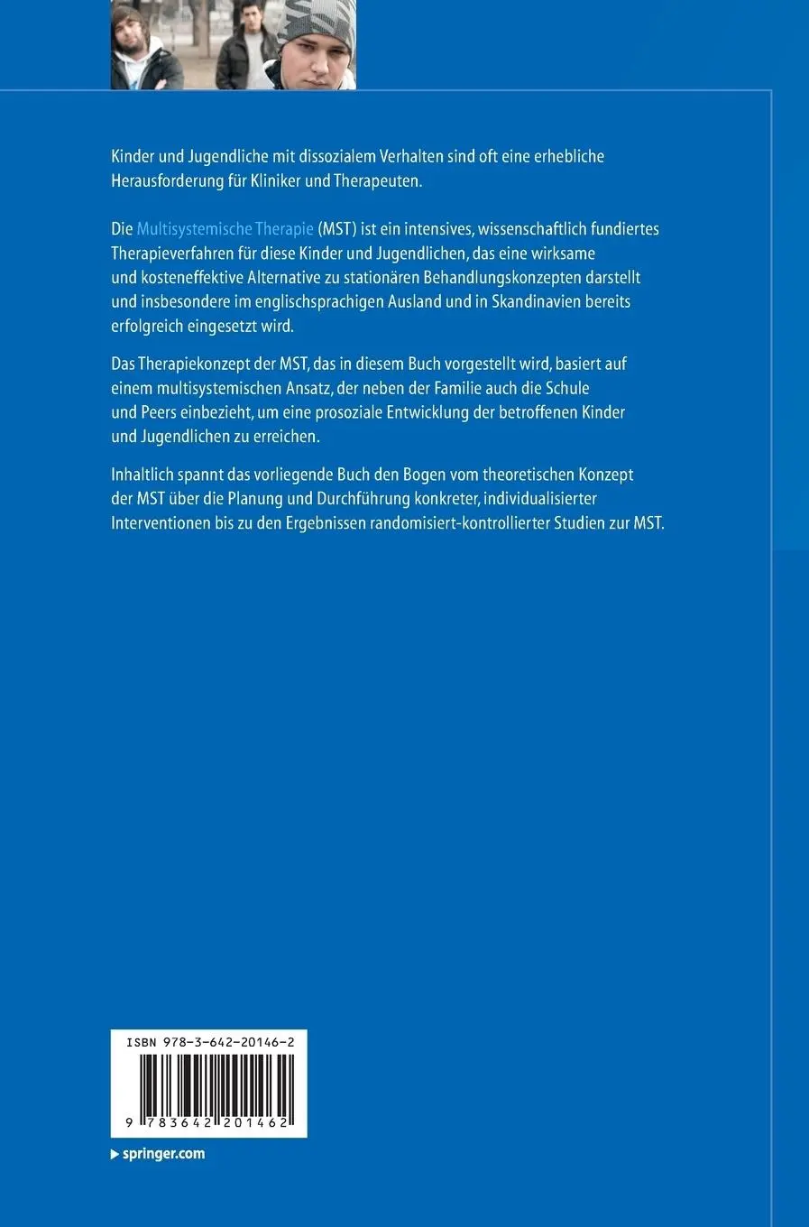 Rückseite: 9783642201462 | Multisystemische Therapie bei dissozialem Verhalten von Kindern und...