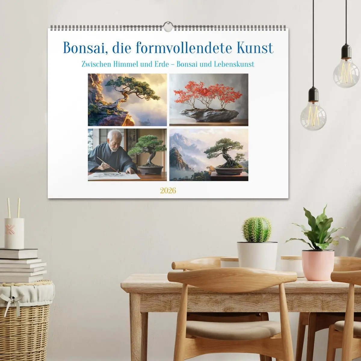 Bild: 9783457301562 | Bonsai, die formvollendete Kunst (Wandkalender 2026 DIN A2 quer),...