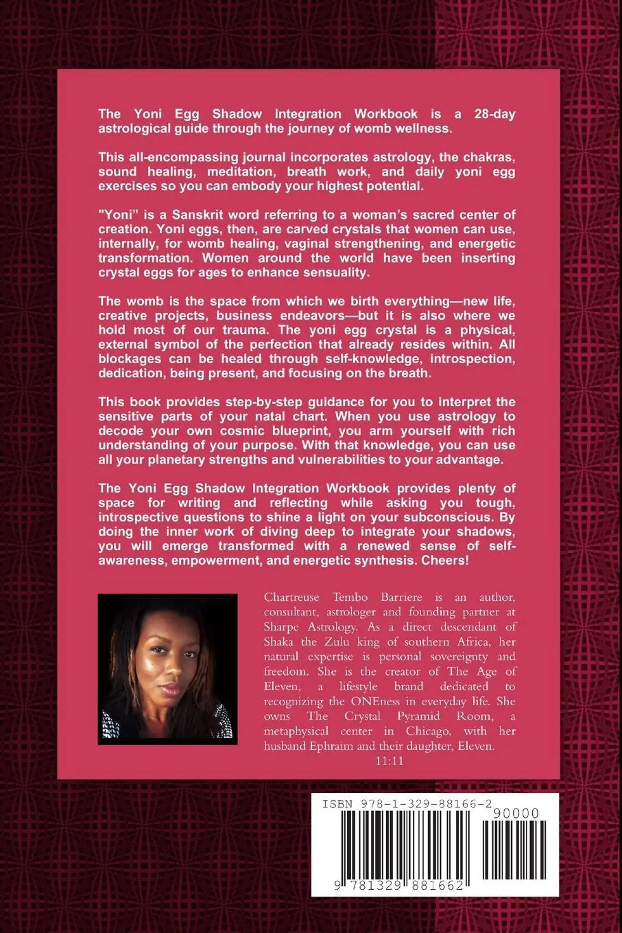 Rückseite: 9781329881662 | The Yoni Egg Shadow Integration Workbook | Chartreuse Tembo Barriere