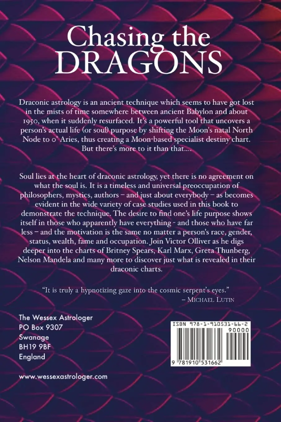 Rückseite: 9781910531662 | Chasing the Dragons | An Introduction to Draconic Astrology | Olliver