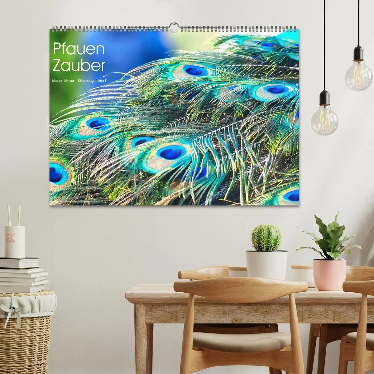 Bild: 9783457531662 | Pfauen Zauber (Wandkalender 2026 DIN A2 quer), CALVENDO Monatskalender