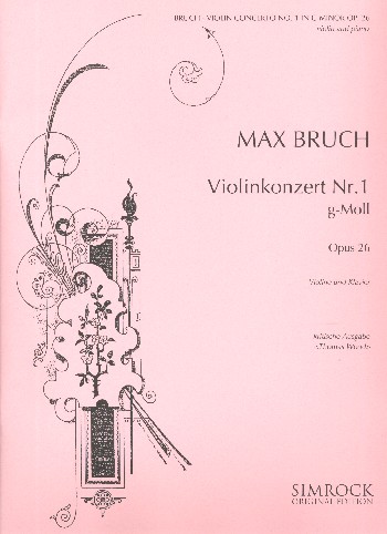 Cover: 9790221101662 | Concert 01 G Op.26 | Max Bruch | Buch | EAN 9790221101662
