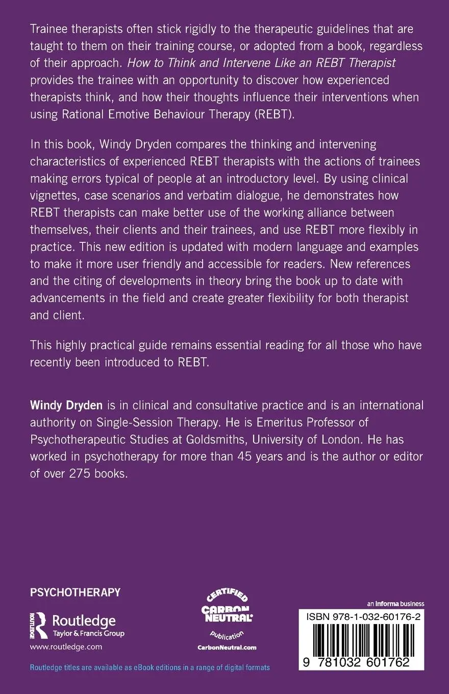 Rückseite: 9781032601762 | How to Think and Intervene Like an REBT Therapist | Windy Dryden
