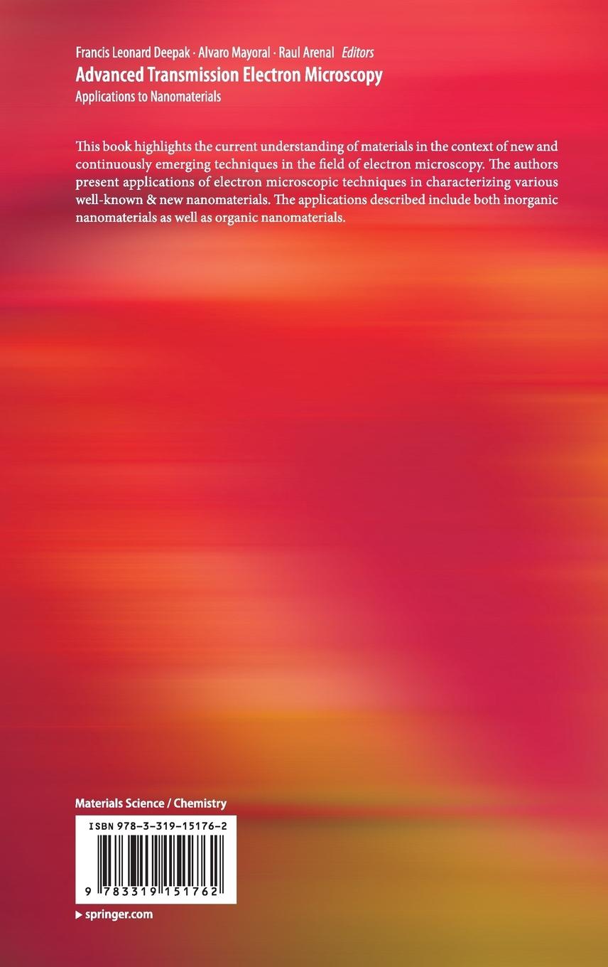 Rückseite: 9783319151762 | Advanced Transmission Electron Microscopy | Deepak (u. a.) | Buch