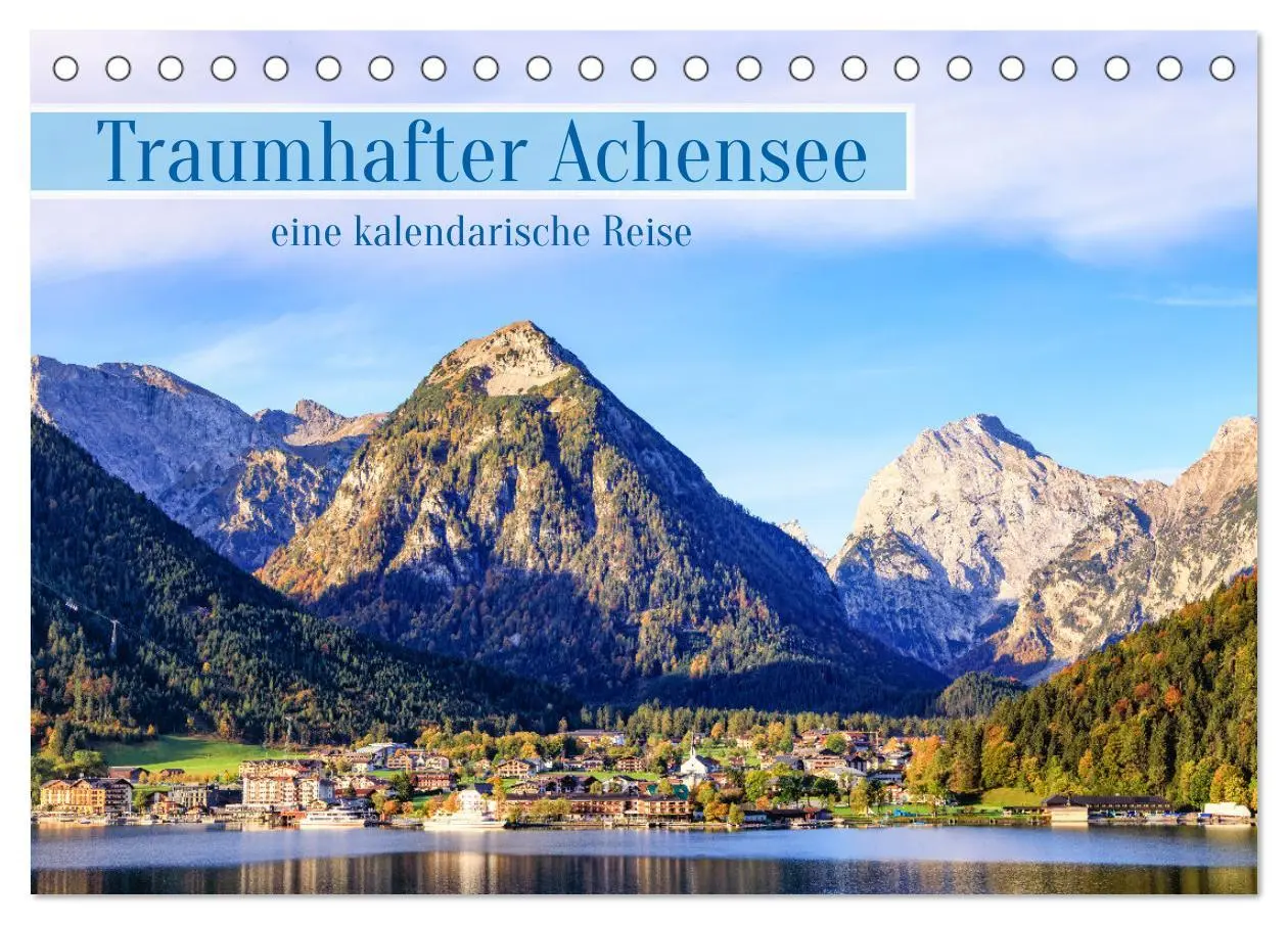 Cover: 9783457381762 | Traumhafter Achensee - eine kalendarische Reise (Tischkalender 2026...