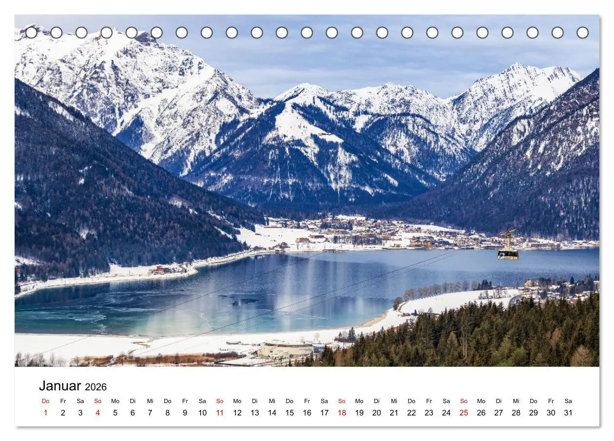 Bild: 9783457381762 | Traumhafter Achensee - eine kalendarische Reise (Tischkalender 2026...