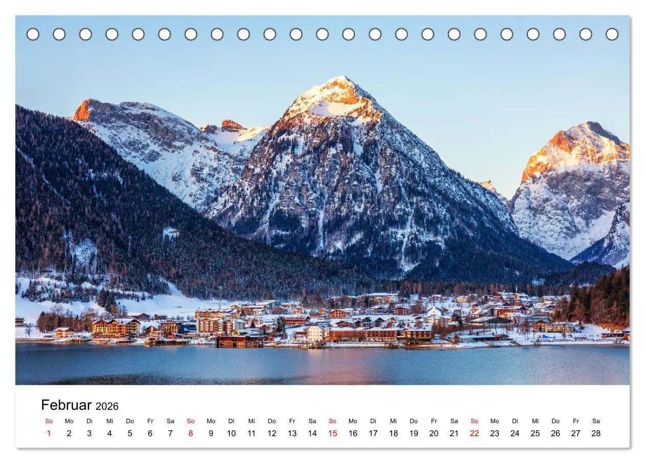 Bild: 9783457381762 | Traumhafter Achensee - eine kalendarische Reise (Tischkalender 2026...