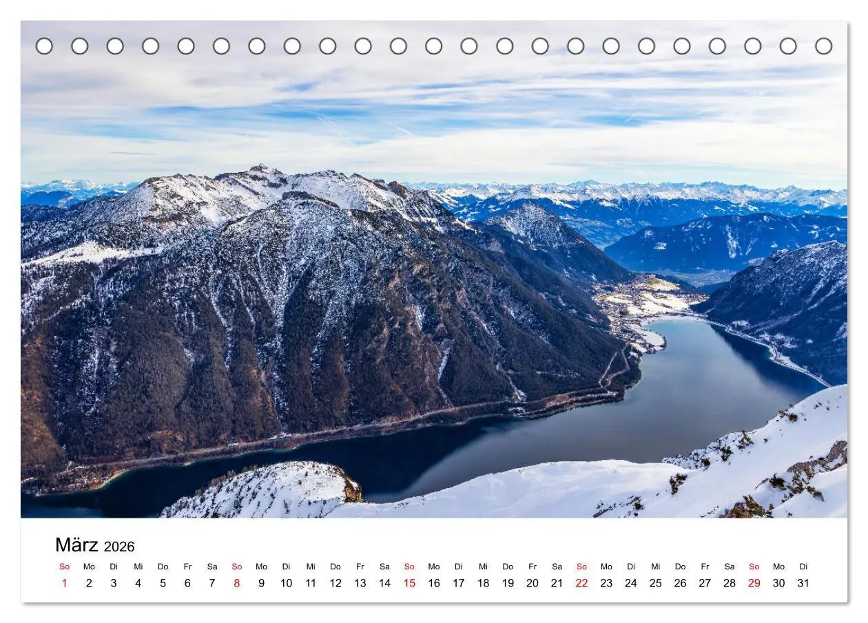 Bild: 9783457381762 | Traumhafter Achensee - eine kalendarische Reise (Tischkalender 2026...