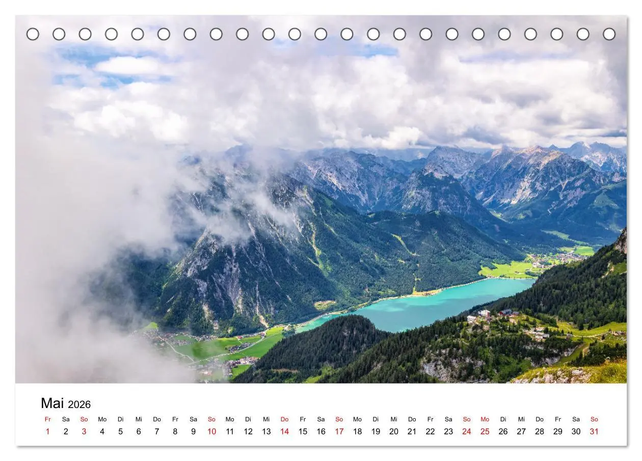 Bild: 9783457381762 | Traumhafter Achensee - eine kalendarische Reise (Tischkalender 2026...