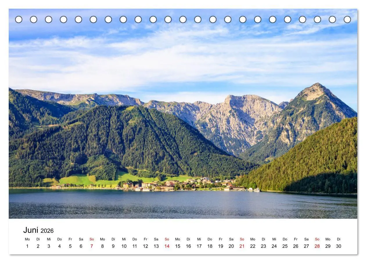 Bild: 9783457381762 | Traumhafter Achensee - eine kalendarische Reise (Tischkalender 2026...