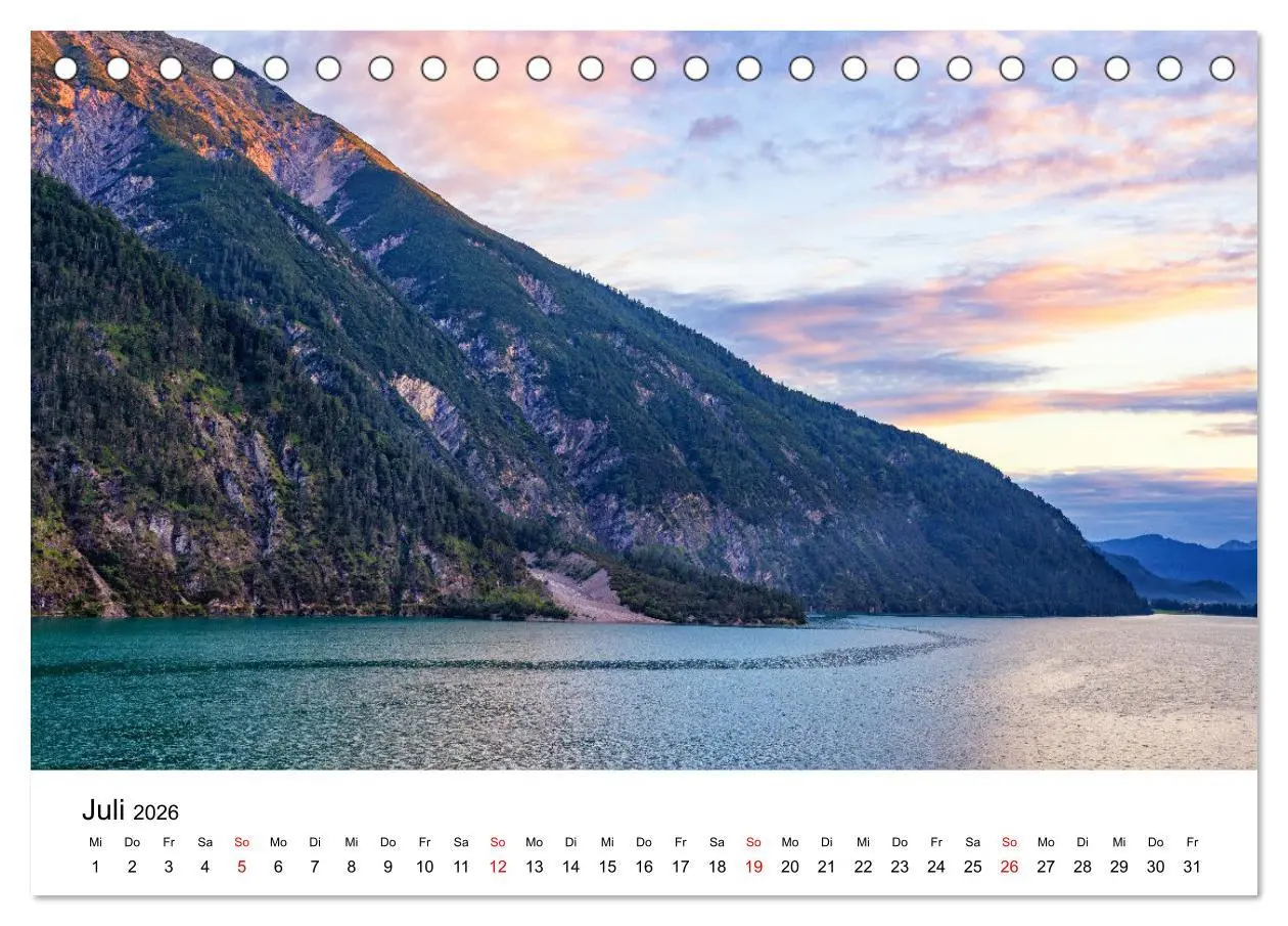 Bild: 9783457381762 | Traumhafter Achensee - eine kalendarische Reise (Tischkalender 2026...