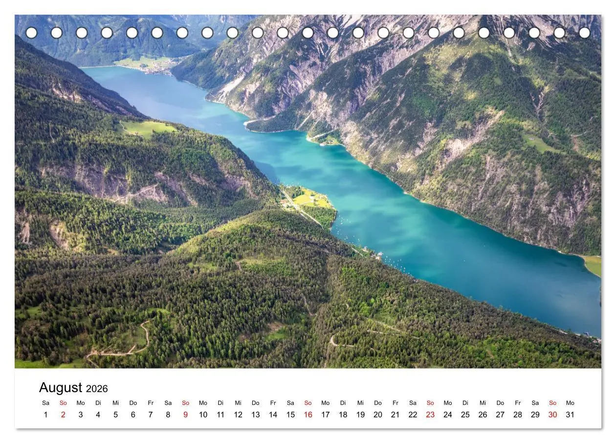 Bild: 9783457381762 | Traumhafter Achensee - eine kalendarische Reise (Tischkalender 2026...