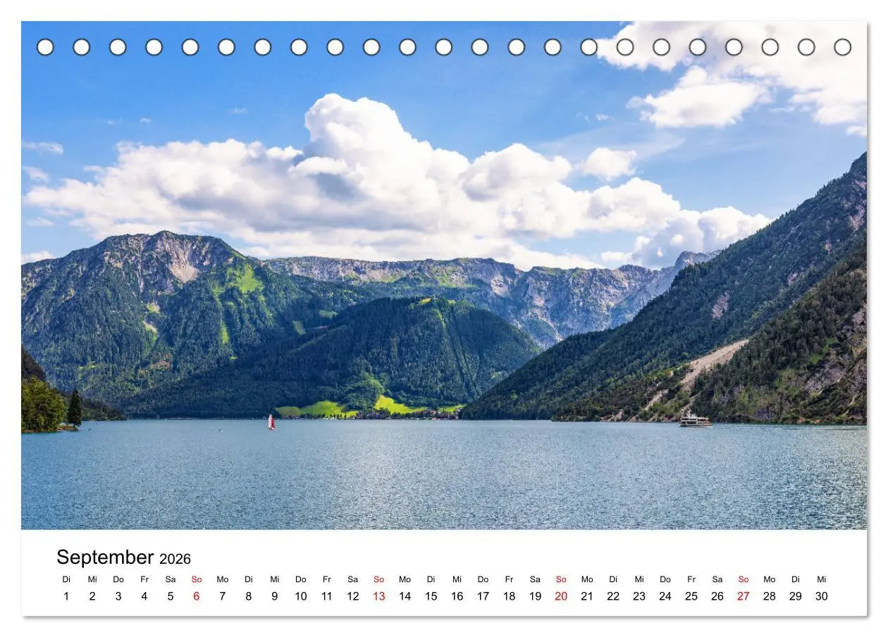 Bild: 9783457381762 | Traumhafter Achensee - eine kalendarische Reise (Tischkalender 2026...