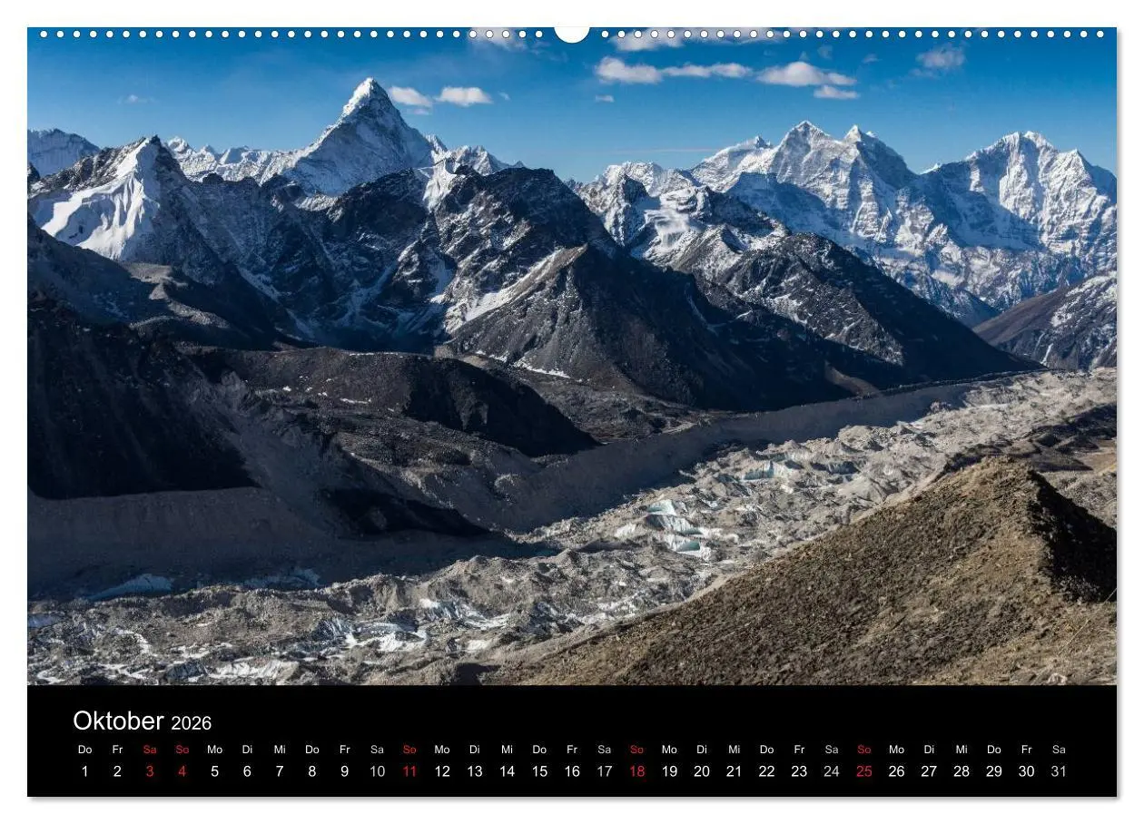 Bild: 9783516091762 | Himalaya - Dach der Welt (Wandkalender 2026 DIN A2 quer), CALVENDO...