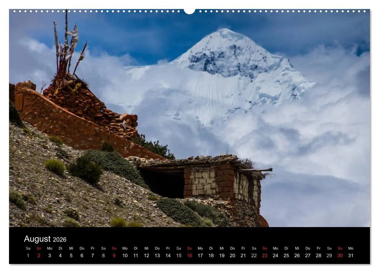 Bild: 9783516091762 | Himalaya - Dach der Welt (Wandkalender 2026 DIN A2 quer), CALVENDO...