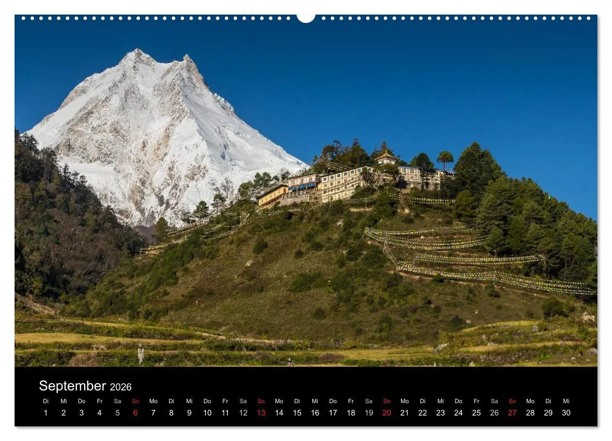 Bild: 9783516091762 | Himalaya - Dach der Welt (Wandkalender 2026 DIN A2 quer), CALVENDO...