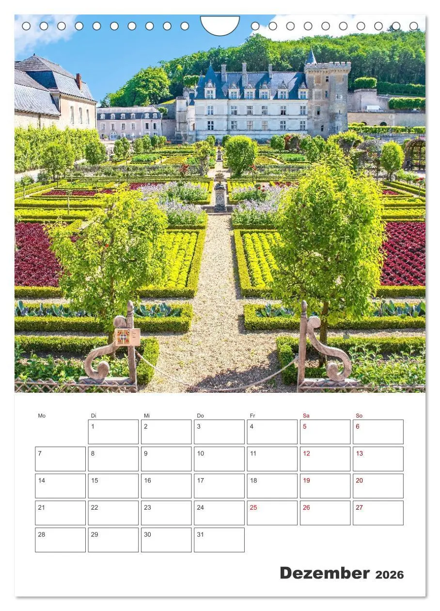 Bild: 9783516301762 | Schlösser der Loire - Reiseplaner (Wandkalender 2026 DIN A4 hoch),...