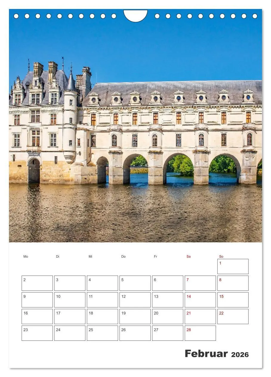 Bild: 9783516301762 | Schlösser der Loire - Reiseplaner (Wandkalender 2026 DIN A4 hoch),...