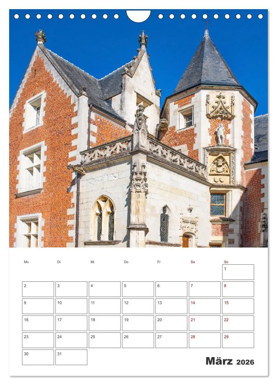 Bild: 9783516301762 | Schlösser der Loire - Reiseplaner (Wandkalender 2026 DIN A4 hoch),...