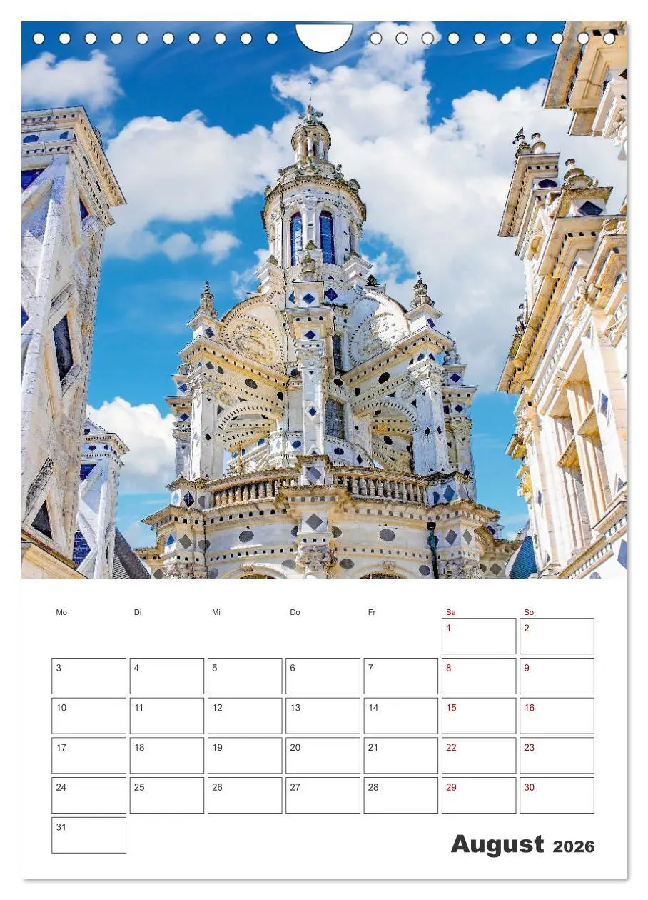 Bild: 9783516301762 | Schlösser der Loire - Reiseplaner (Wandkalender 2026 DIN A4 hoch),...