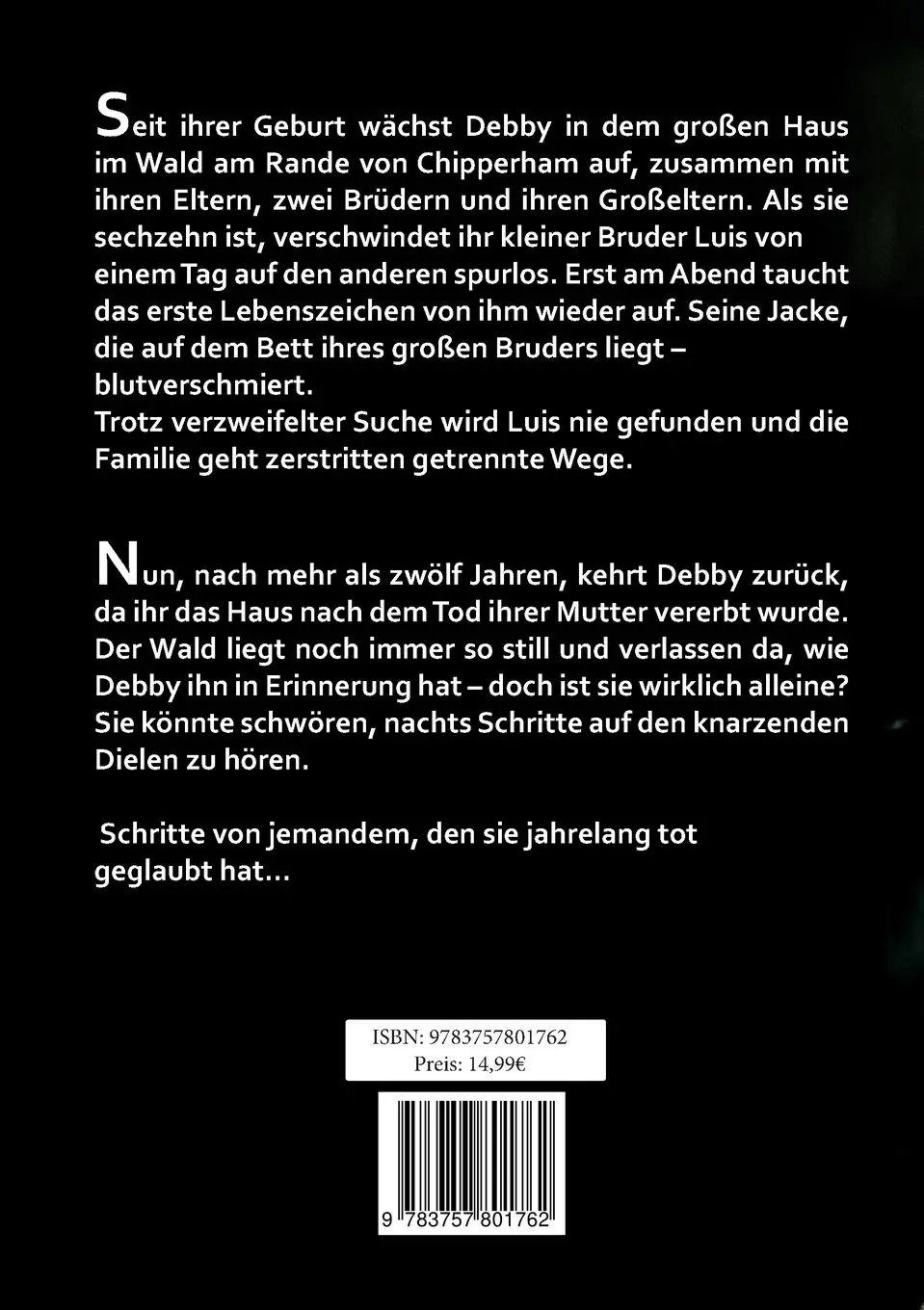 Rückseite: 9783757801762 | Ich pass auf dich auf | Fine Joseph | Taschenbuch | 286 S. | Deutsch