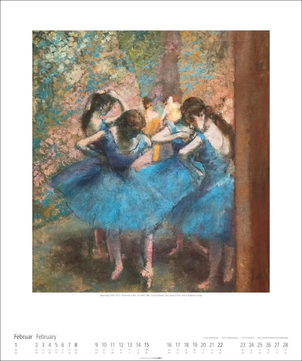 Bild: 9783839901762 | Impressionismus Kalender 2026 | Degas | Kalender | Spiralbindung