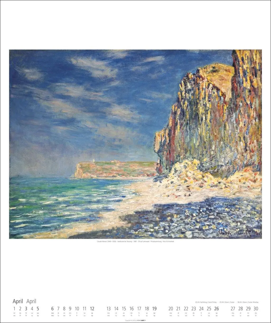 Bild: 9783839901762 | Impressionismus Kalender 2026 | Degas | Kalender | Spiralbindung