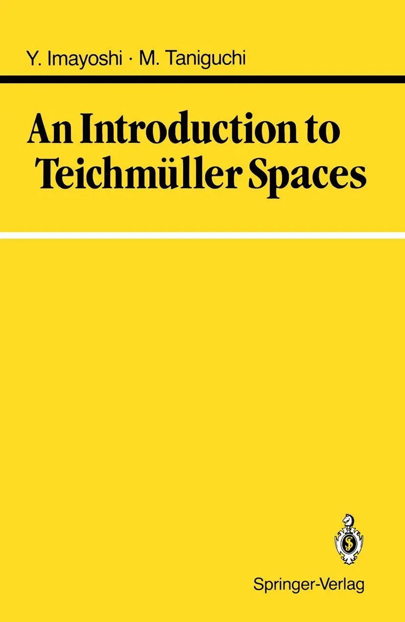 Cover: 9784431681762 | An Introduction to Teichmüller Spaces | Masahiko Taniguchi (u. a.)