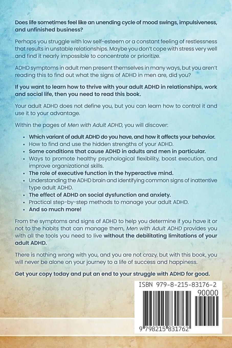 Rückseite: 9798215831762 | Men with Adult ADHD | Garth Zeus | Taschenbuch | Englisch | 2023