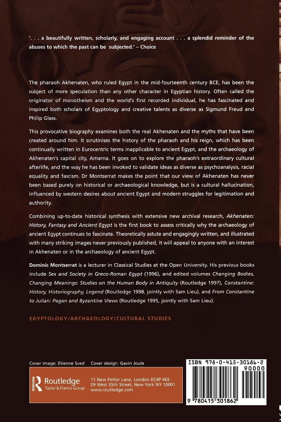 Rückseite: 9780415301862 | Akhenaten | History, Fantasy and Ancient Egypt | Dominic Montserrat
