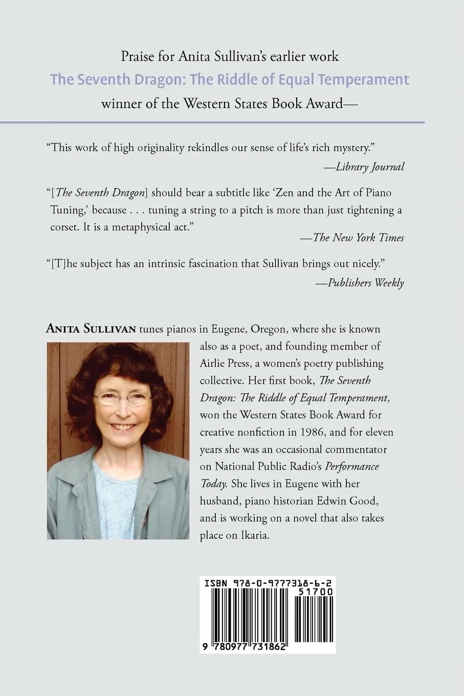 Rückseite: 9780977731862 | Ikaria | Anita Sullivan | Taschenbuch | Kartoniert / Broschiert | 2008