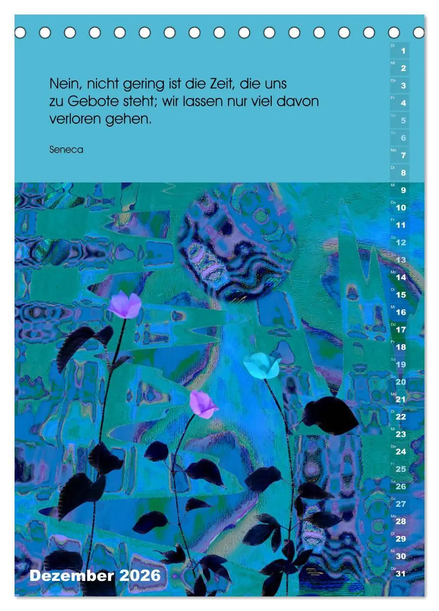 Bild: 9783516391862 | Philosophische Inspirationen Wandkalender 2026 (Tischkalender 2026...