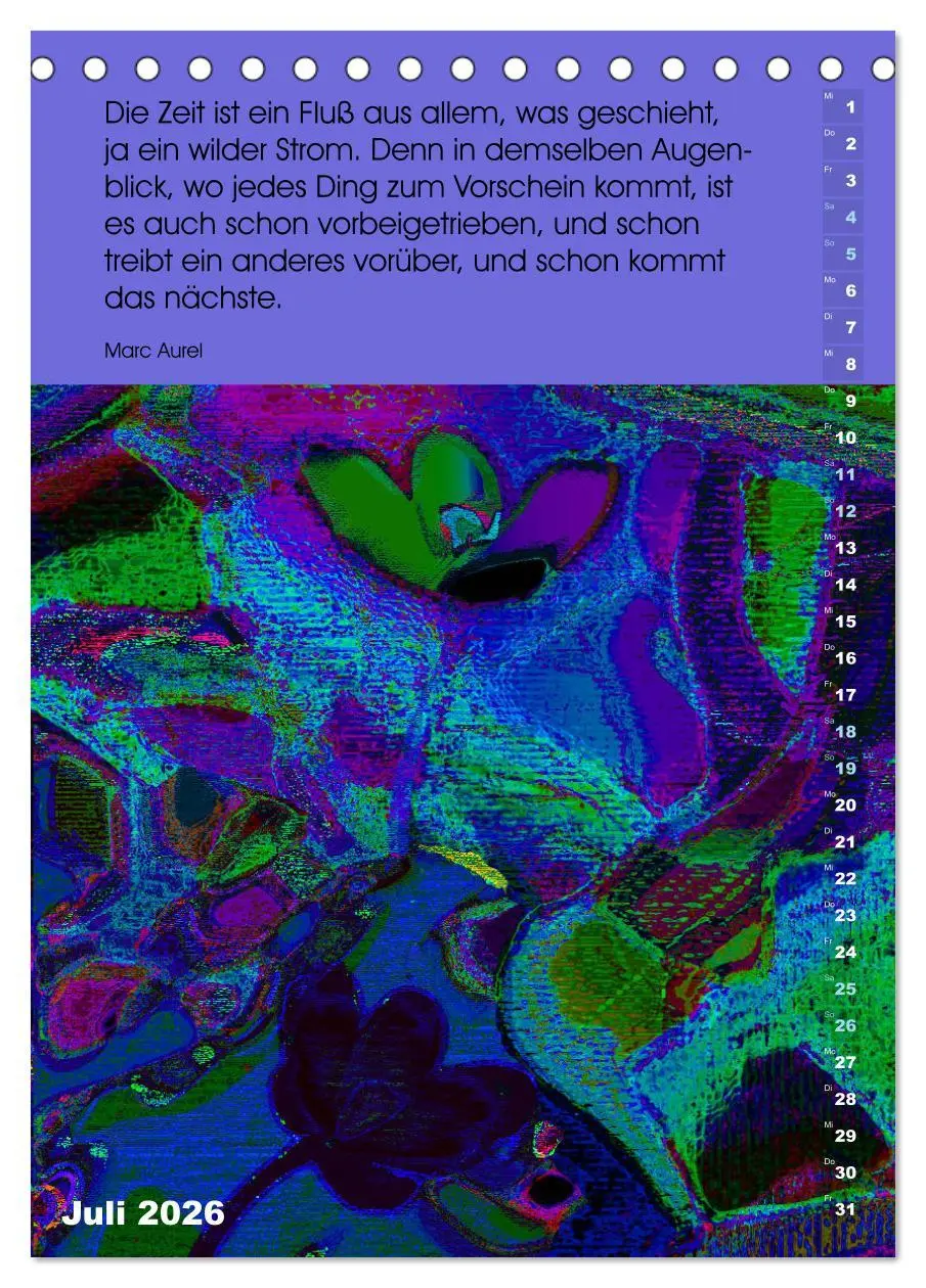Bild: 9783516391862 | Philosophische Inspirationen Wandkalender 2026 (Tischkalender 2026...