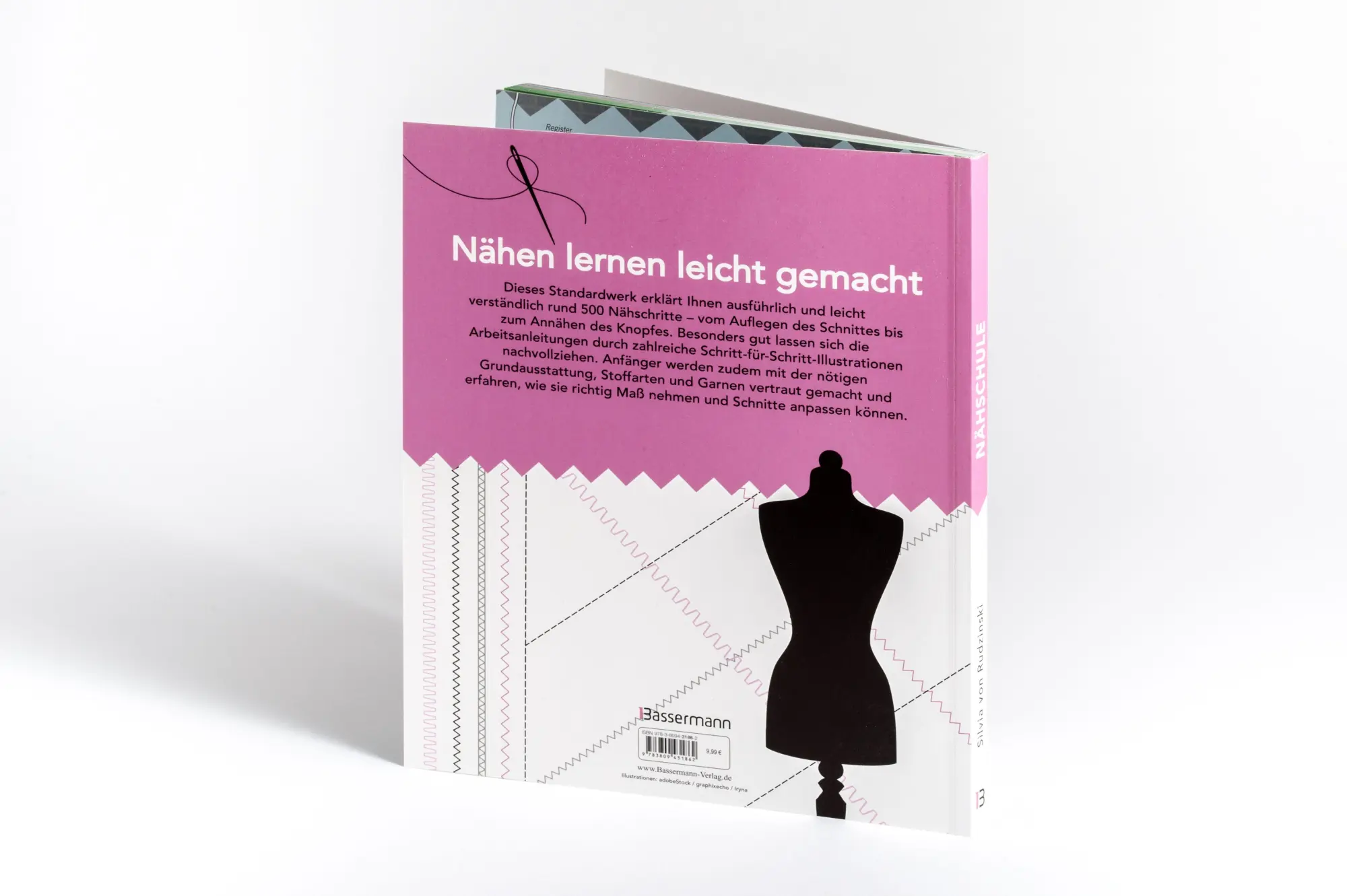 Bild: 9783809431862 | Nähschule - Grundlagen und Techniken mit 500 detaillierten...