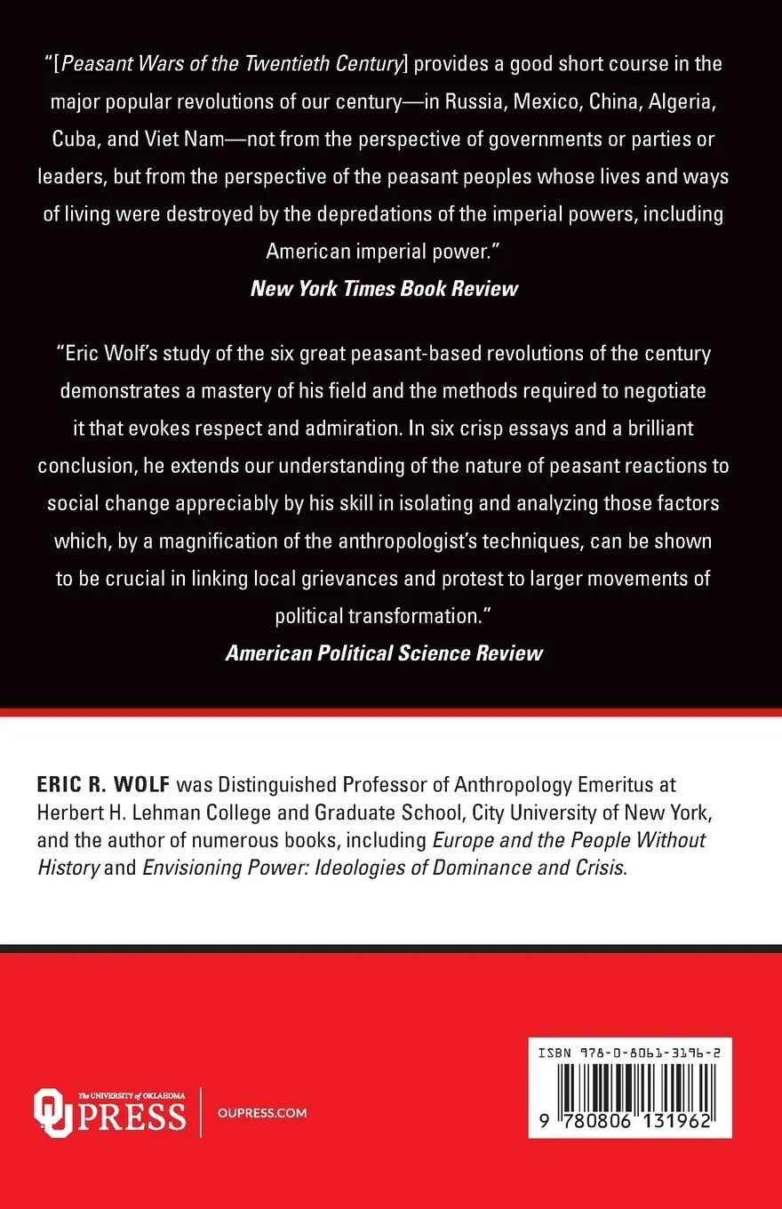 Rückseite: 9780806131962 | Peasant Wars of the Twentieth Century | Eric C. Wolf | Taschenbuch