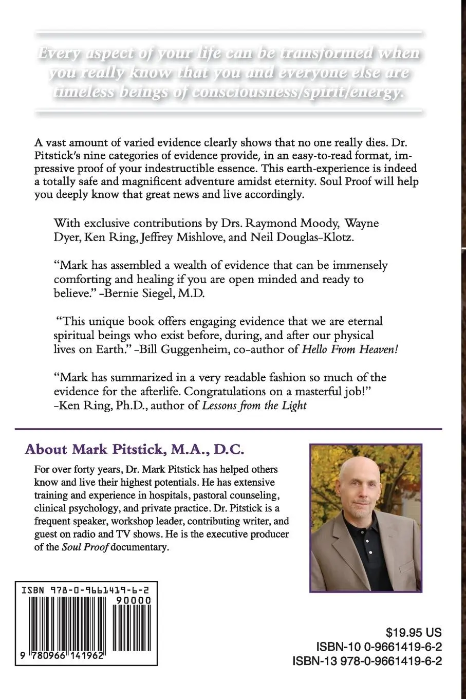 Rückseite: 9780966141962 | Soul Proof | Mark R. Pitstick | Taschenbuch | Kartoniert / Broschiert