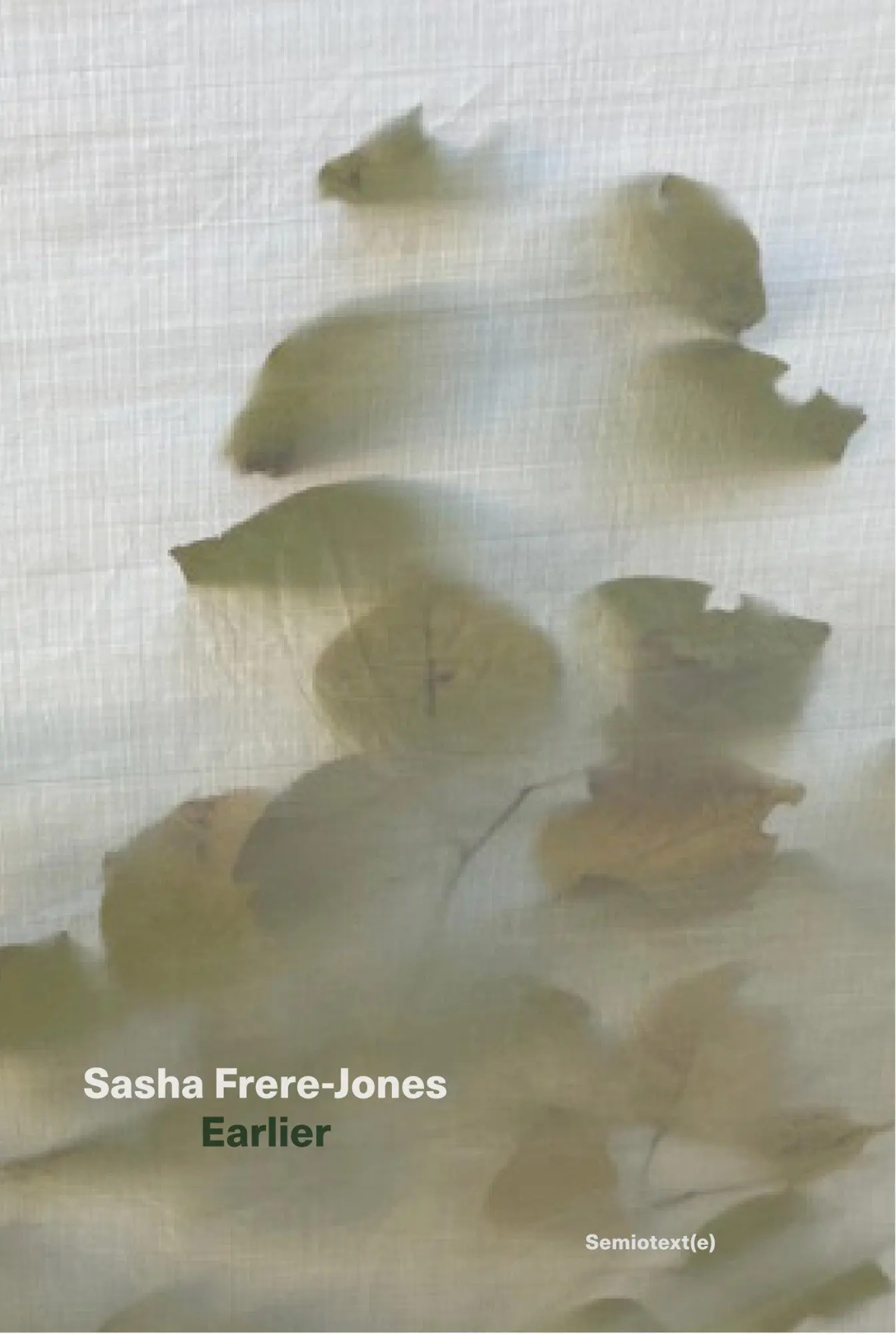 Cover: 9781635901962 | Earlier | Sasha Frere-Jones | Taschenbuch | Einband - flex.(Paperback)