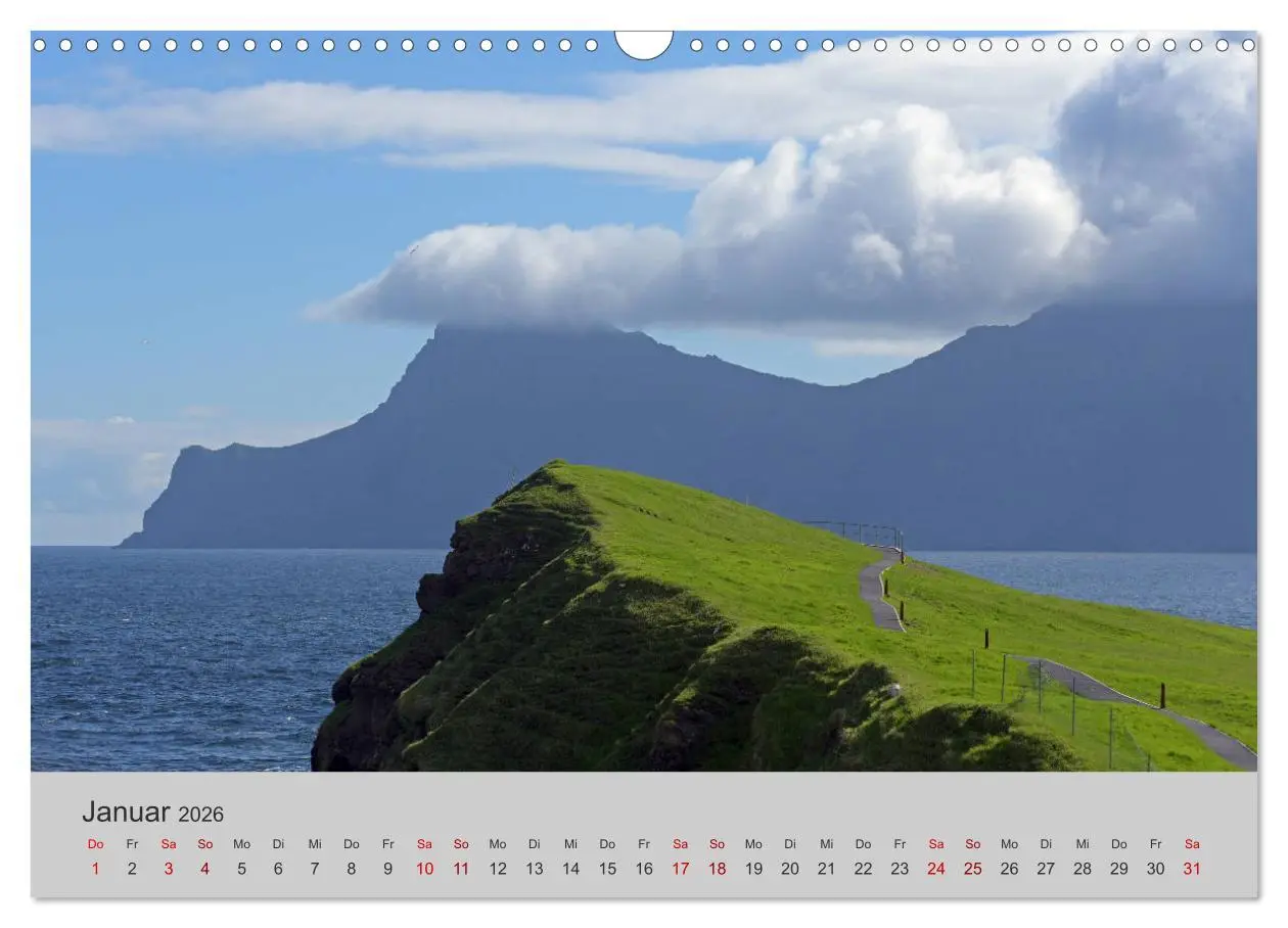 Bild: 9783457811962 | Färöer Inseln 2026 (Wandkalender 2026 DIN A3 quer), CALVENDO...