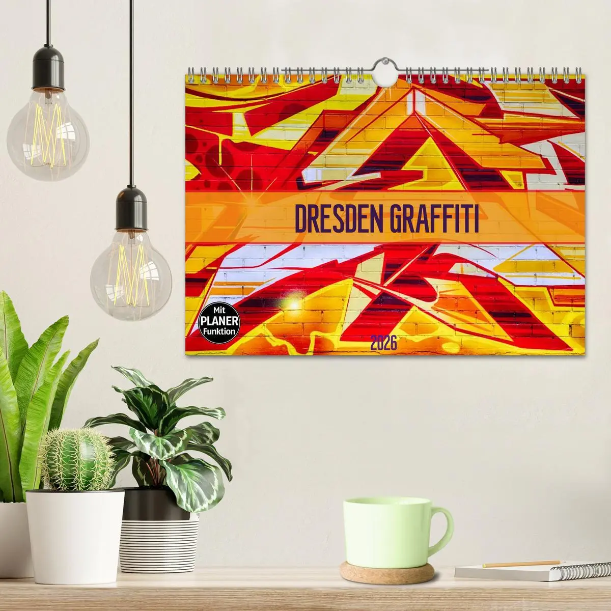 Bild: 9783457981962 | Dresden Graffiti (Wandkalender 2026 DIN A4 quer), CALVENDO...
